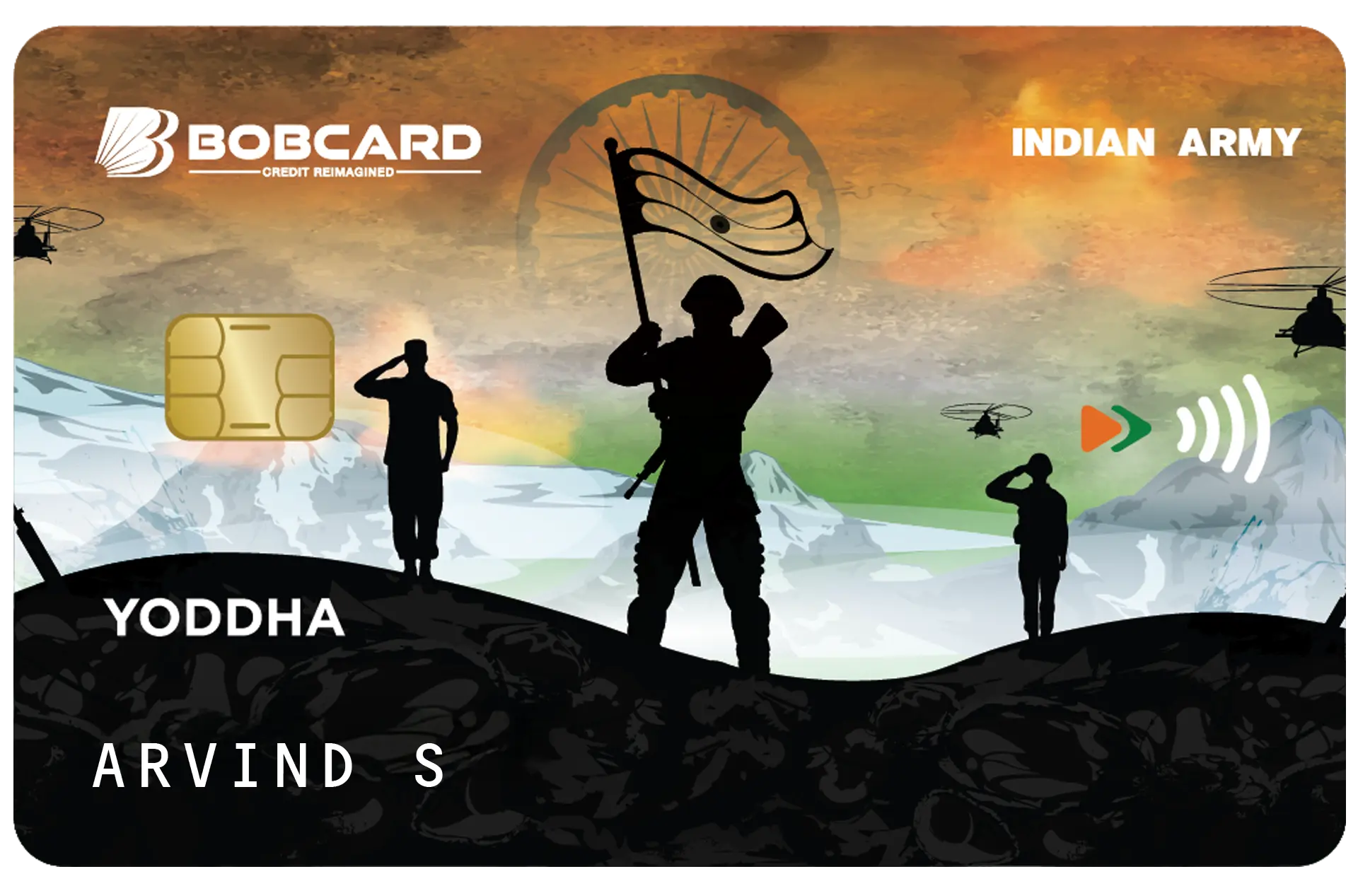 Indian Army YODDHA BOBCARD by BOBCARD Limited